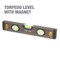 Prime-Line 250MM 10 in.  Torpedo Level w/Magnetic Base, Aluminum Construction Single Pack PTL250M - alternate 1